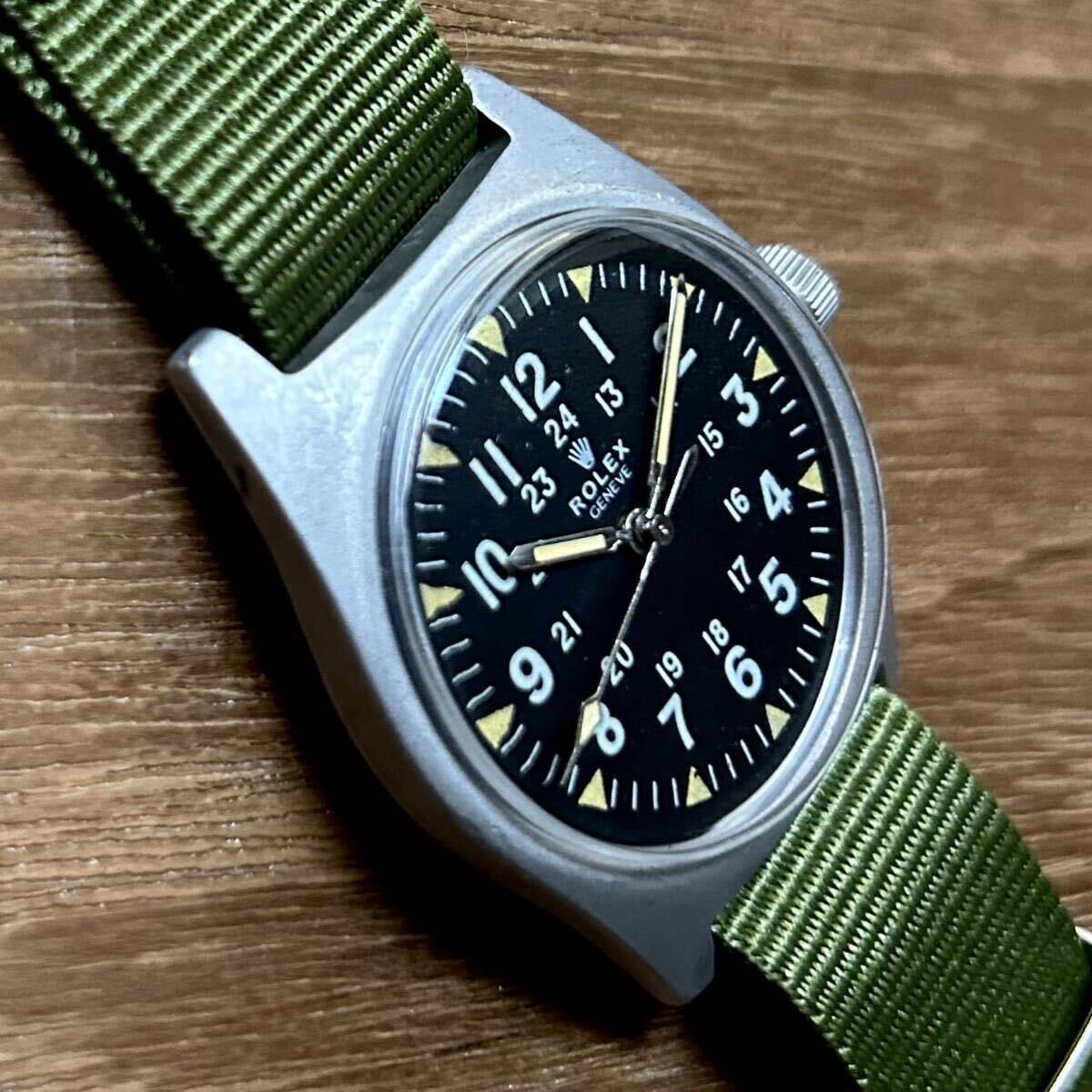  Rolex ROLEX military antique hand winding Junk Vintage Vietnam war wristwatch military watch operation goods machine army for clock 