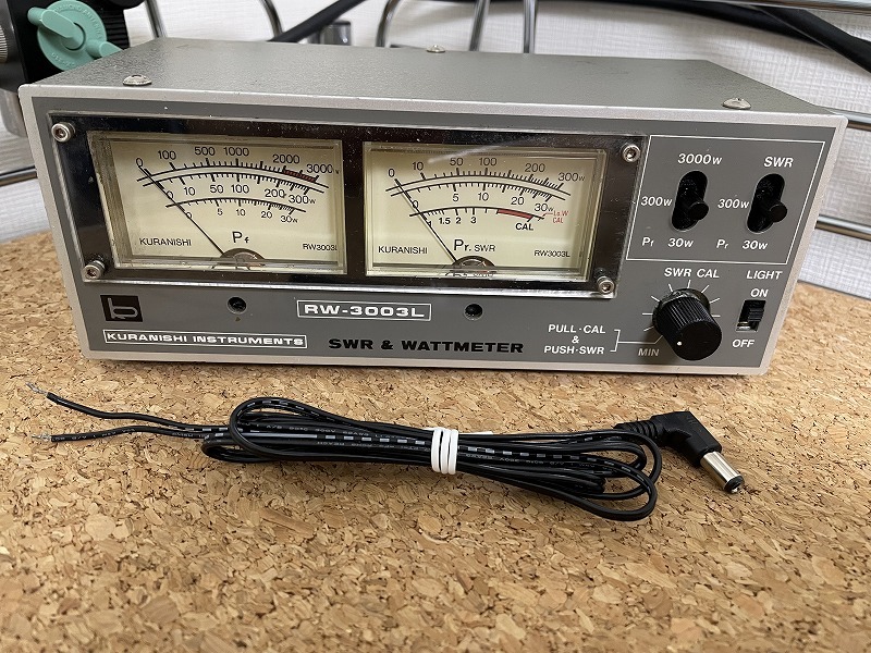美品☆KURANISHI RW-3003L SWR&WATTMETER Yahoo!オークション - クラニシ KURANISHI RW-3003L SWR & POWER