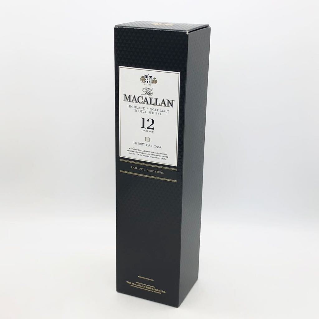 【未開栓】 MACALLAN マッカラン 12年 シェリーオークカスク ウイスキー 700ml 40% 箱_画像8