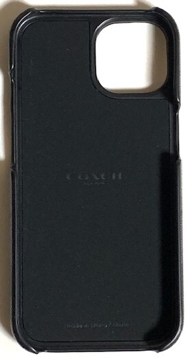 特価！ 人気 COACH コーチ シグネチャー iPhone15用 カバーケース スマホケース CT682 チャコール 新品本物の画像3