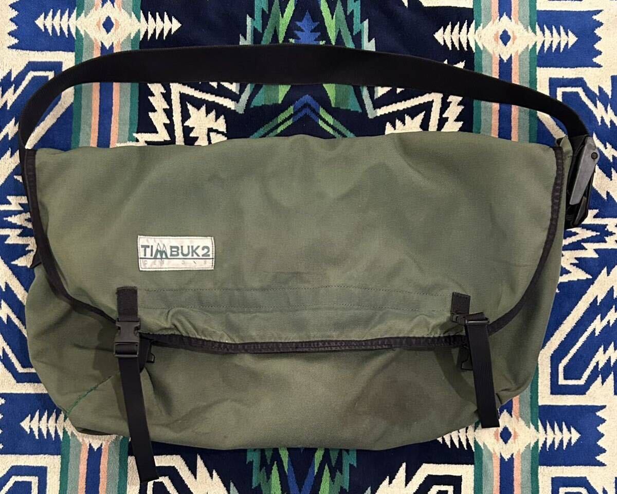 ★TIMBUK2/ティンバックツー★ CLASSIC MESSENGER’89★2009年Model★創業時1989のMountain Logo/山ロゴ★忠実復刻★リフレクター★大容量_2009年製　創業20周年記念復刻　フォレスト