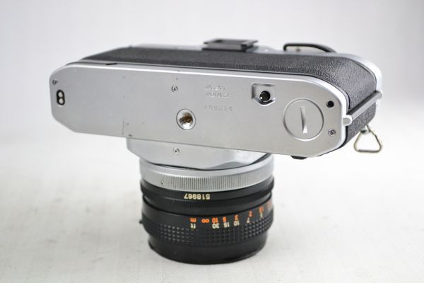 ★実用品★CANON キヤノン AV-1 ボディ FD 50mm F1.8 S.C.★♯13638_画像2