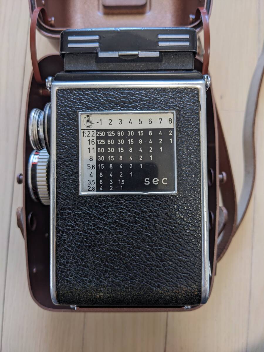 ROLLEIFLEX 2.8E / Carl Zeiss Planar 80mm F2.8 ローライ 二眼レフ 中判フィルムカメラ_画像7