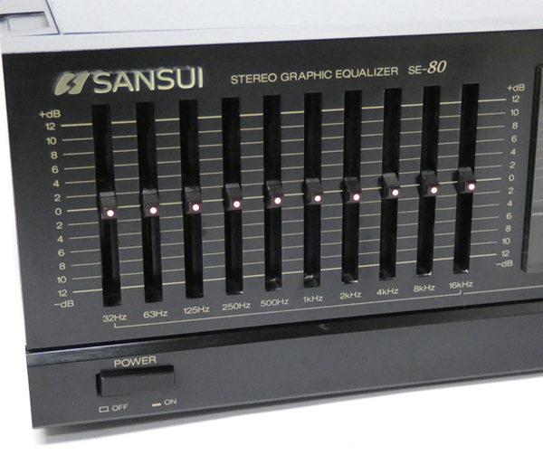 #SANSUI Sansui 10 частота стерео графика эквалайзер SE-80