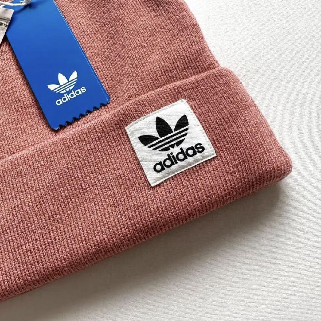 送料無料 アディダス adidas ニット帽 ビーニー adidas Originals 帽子 ニットキャップ メンズ レディース ユニセック ピンク ローズ