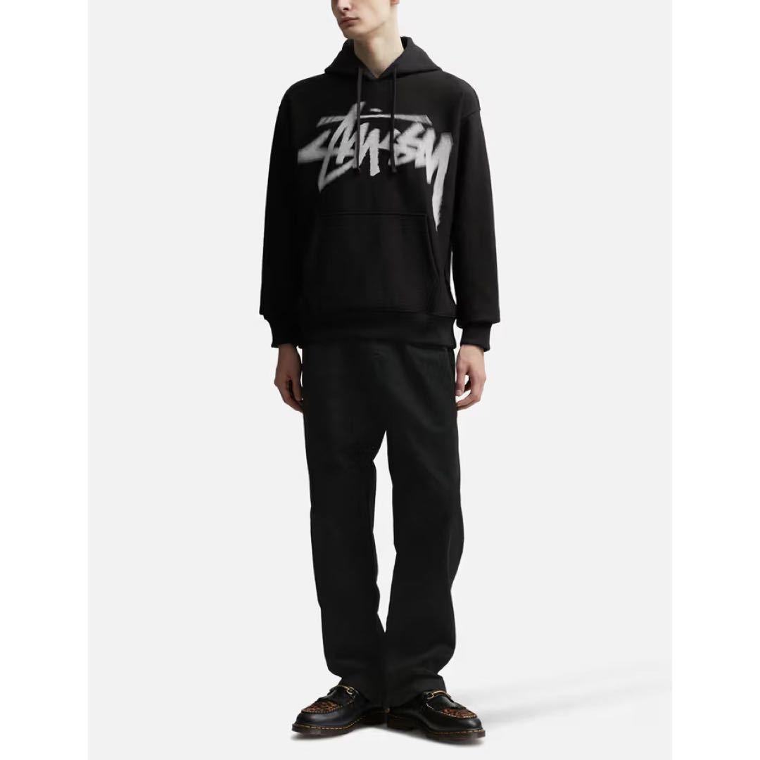 stussy ステューシー Dizzy Stock Hoodie パーカー スウェット XL ブラック_画像3