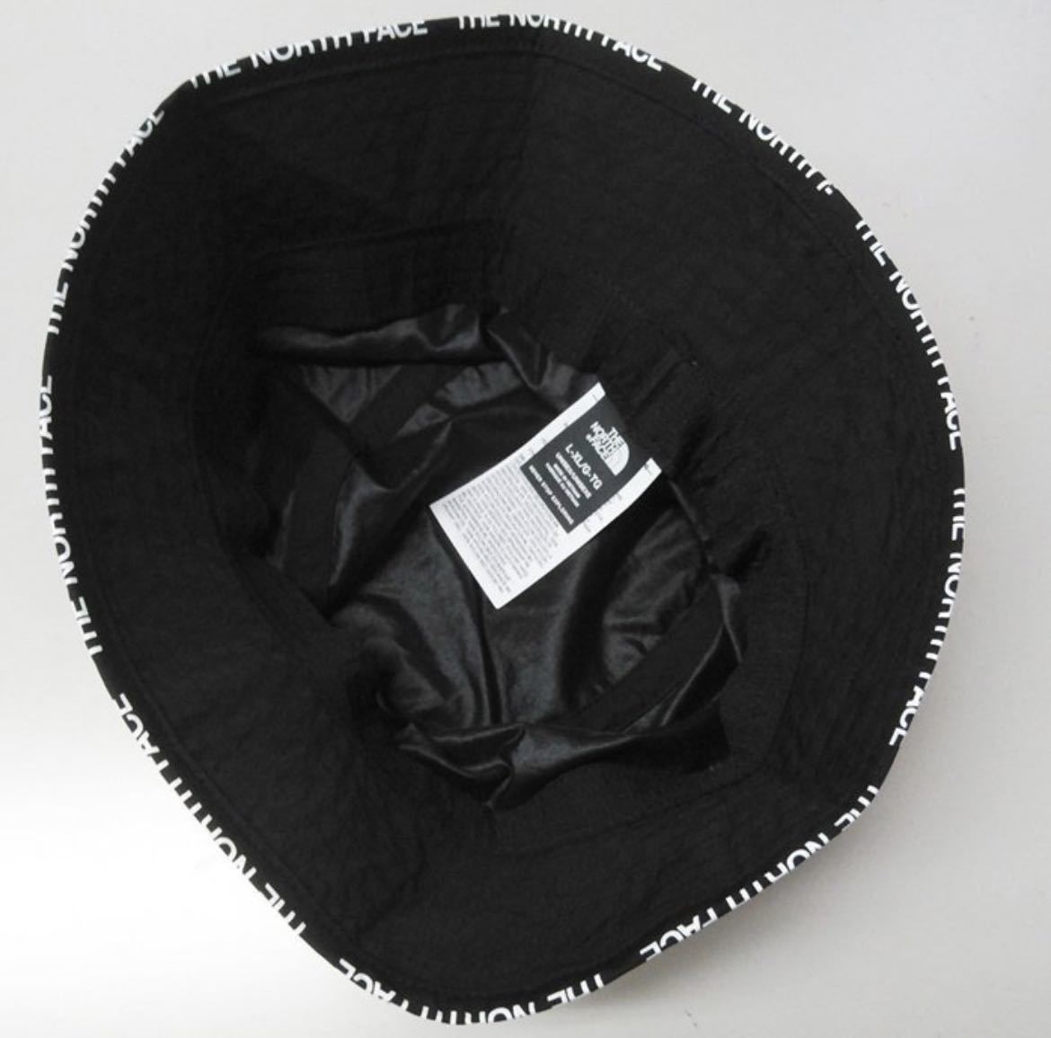 ノースフェイス バケットハット 帽子 メンズ レディーブラック ブラック L XL キャップ 日本未発売 海外限定 THE NORTH FACE ブラック 黒
