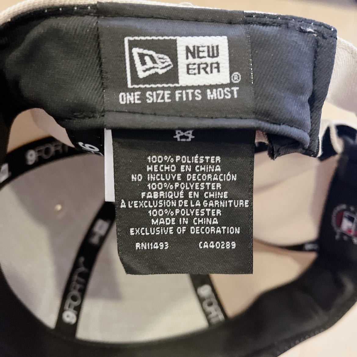 NEW ERA 9FORTY ニューエラ ニューヨークヤンキース メジャー キャップ 海外正規品 帽子 モカベージュ ホワイト メンズ レディース