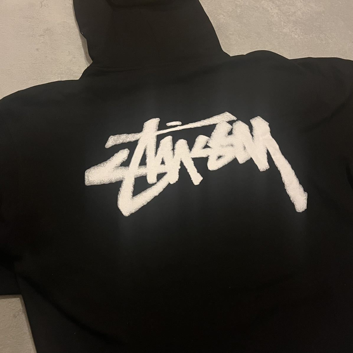 stussy Stussy Dizzy Stock Hoodie Parker тренировочный L черный чёрный 