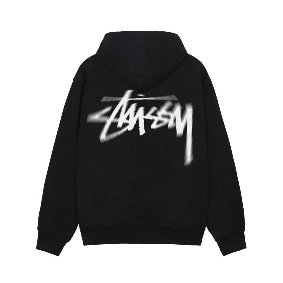 stussy Stussy Dizzy Stock Hoodie Parker тренировочный L черный чёрный 