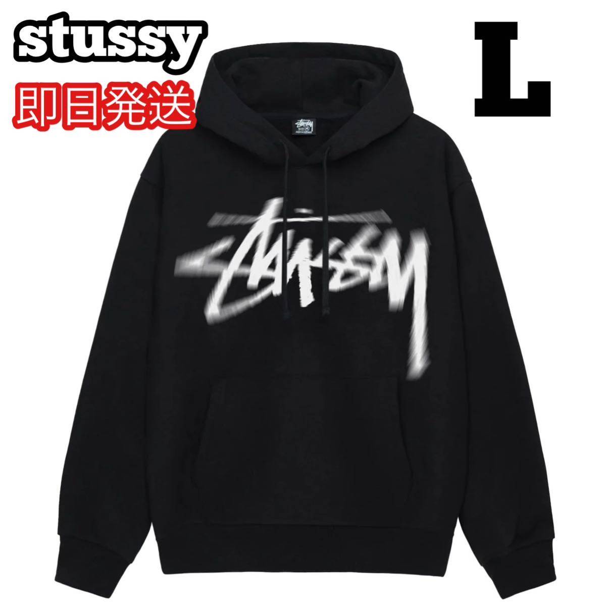 stussy Stussy Dizzy Stock Hoodie Parker тренировочный L черный чёрный 