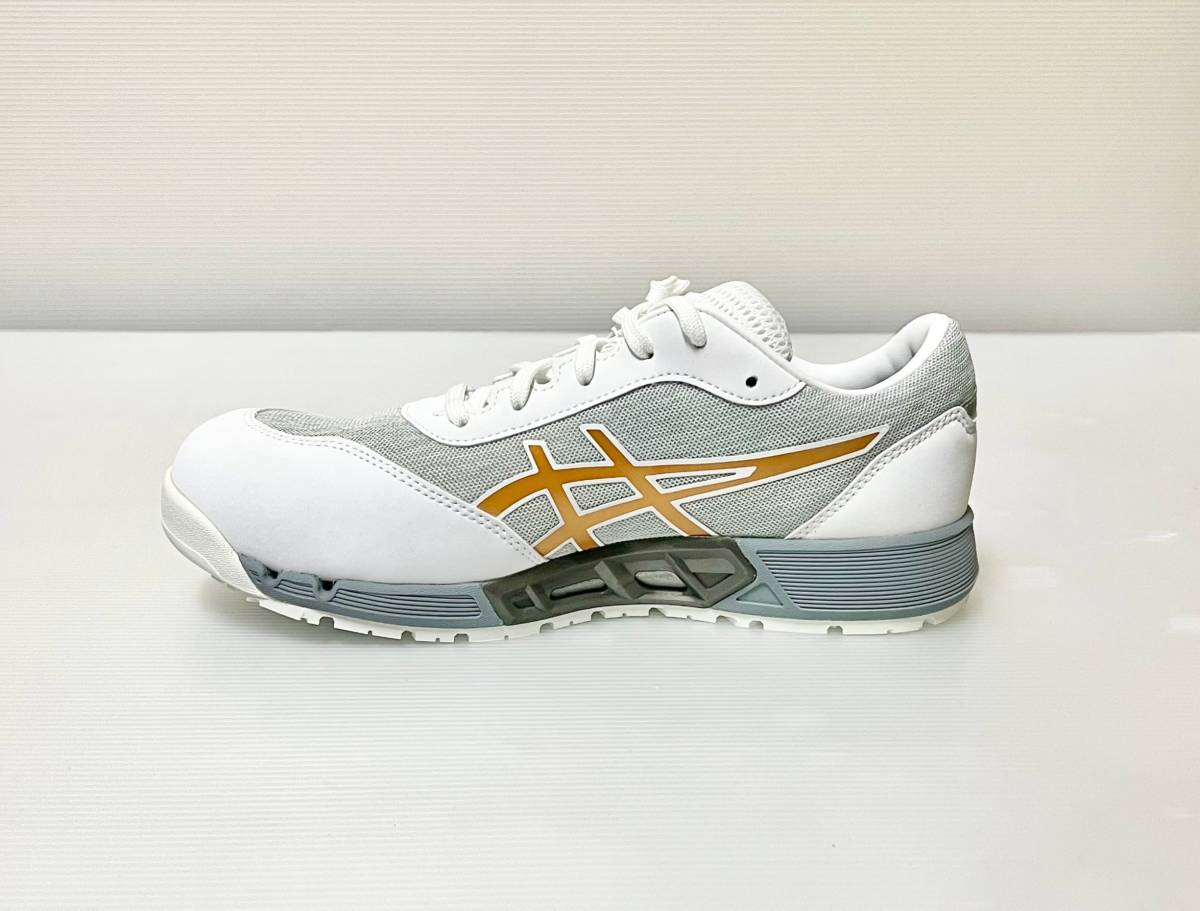 【★新品未使用★】●26.0cm/アシックス(株)/ASICS/安全靴 ウィンジョブ CP212 AC ホワイト×ピュアゴールド/定価:¥15,950(税込)の画像5