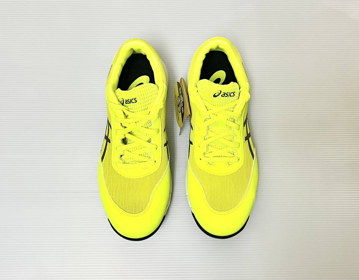 [* new goods unused *]*27.5cm/ Asics ( stock )/ASICS/ safety shoes wing jobCP212 AC safety yellow × black / regular price :¥15,950( tax included )