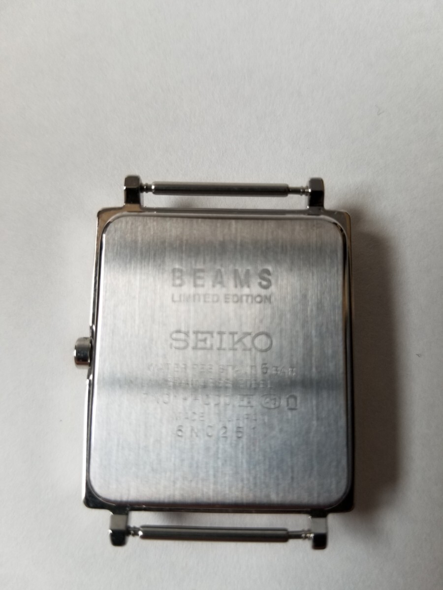 SEIKO×BEAMS　7NO1-HZDO　スクエア 腕時計_画像4