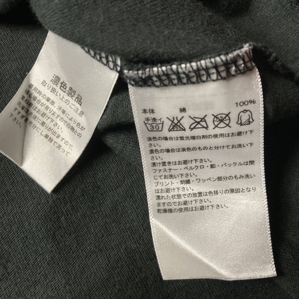 【グッドレギュラー】アディダス　金ロゴ　フェードTシャツ ブラック　00sY2K XOサイズ　古着 _画像9