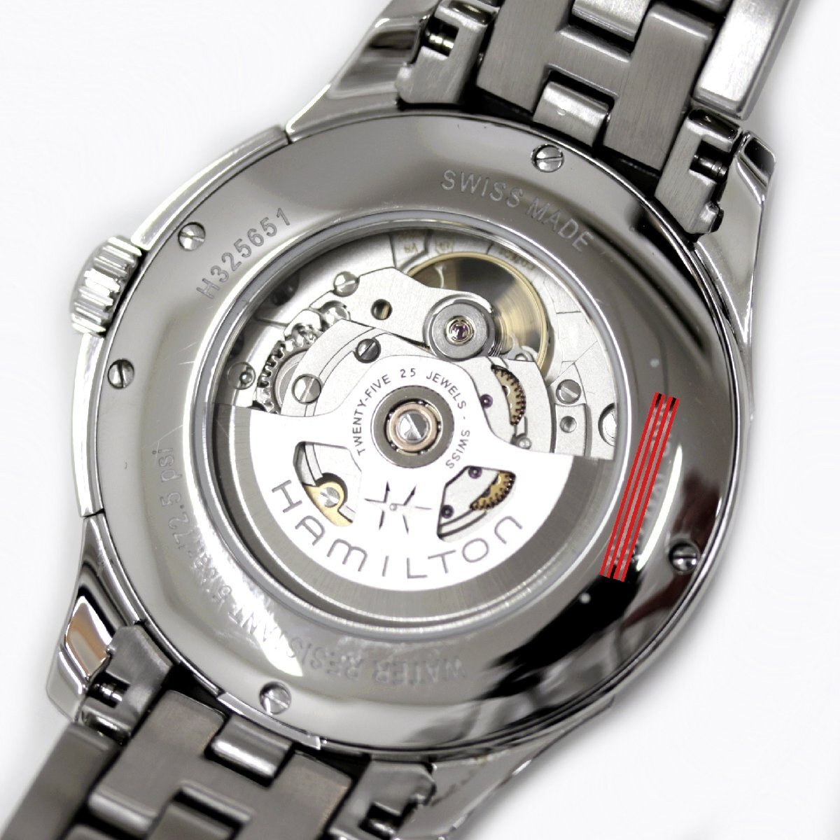 ハミルトン　ジャズマスター　オープンハート　H32565135　腕時計　腕時計　シースルーバック　裏スケルトン　オートマ　メンズ_画像5