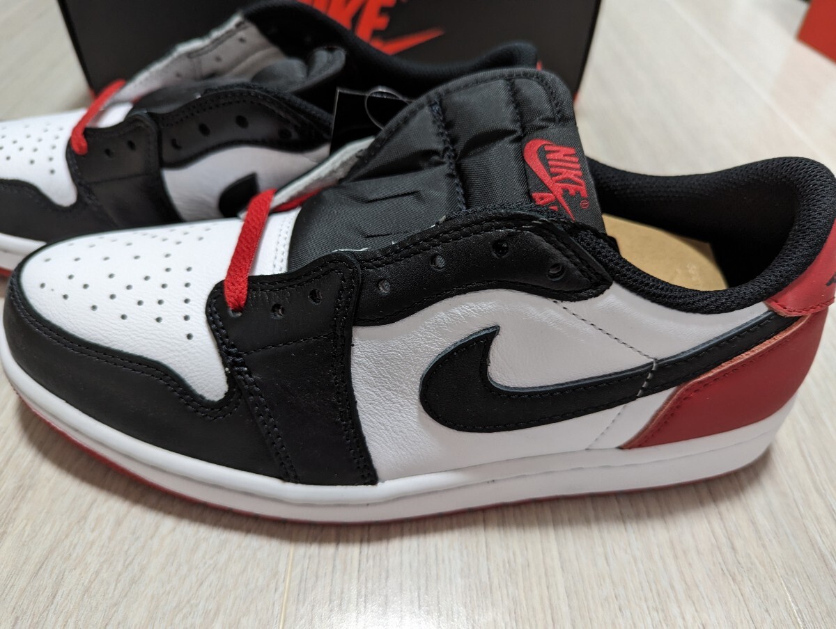 Nike Air Jordan 1 Retro Low OG Black Toeナイキ エアジョーダン1 レトロ ロー OG ブラック トゥ26センチ_画像1