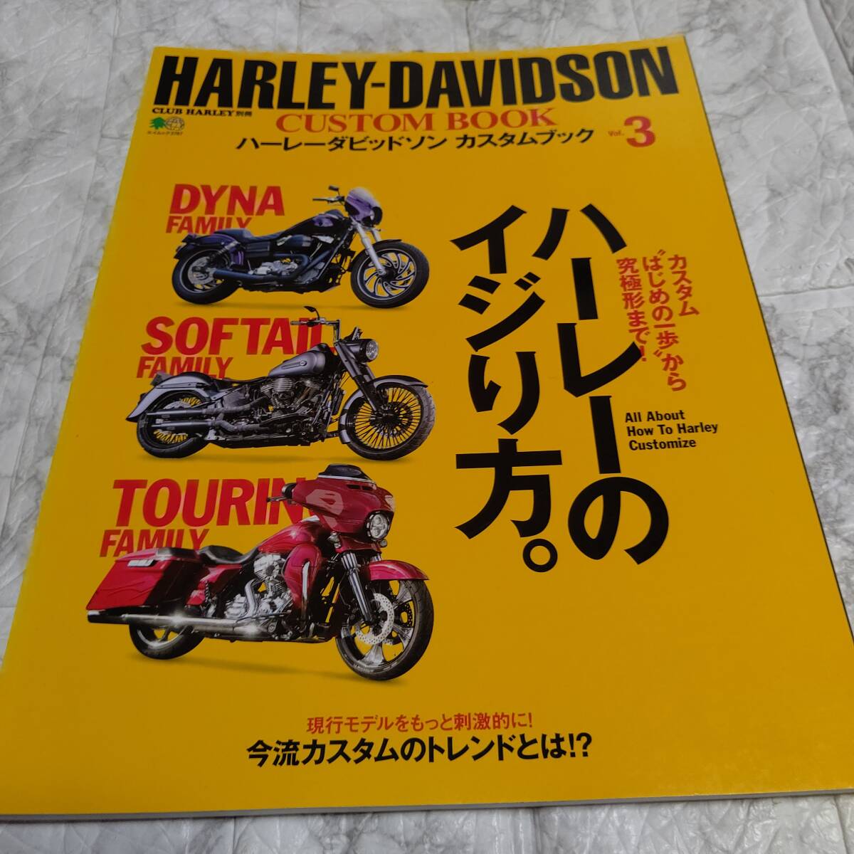 HARLEY-DAVIDSON CUSTOM BOOK vol.3 ハーレーのイジり方。ハーレー ダビッドソン カスタム ブック 即決 送料無料_画像1