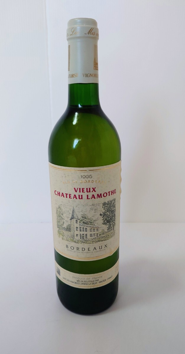 ヴュー・シャトー・ラモット/白 /1995年/VIEUX CHATEAU LAMOTHE/BORDEAUX/果実酒/フランスワイン/750ml/13度未満/ワイン/白ワイン_画像1