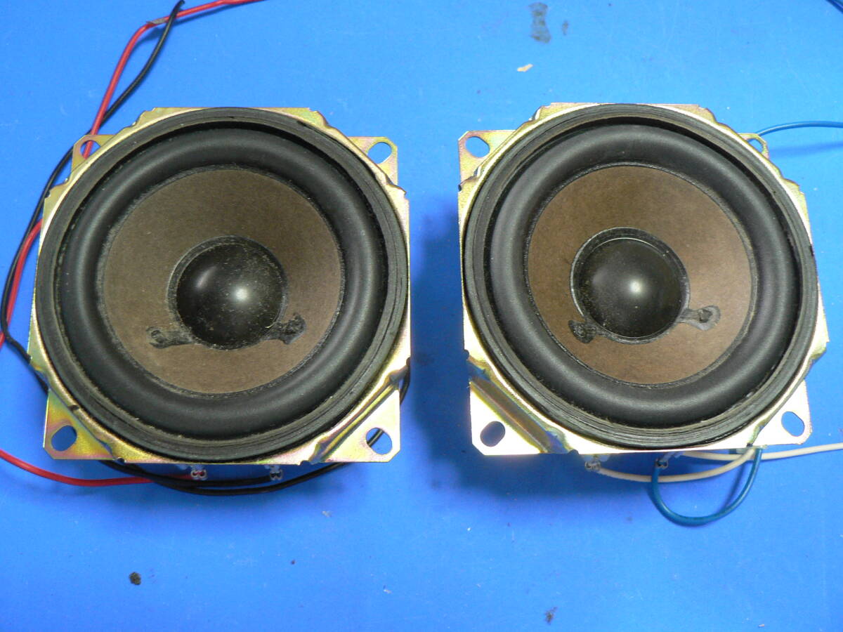  postage the cheapest 410 jpy sound 60-06: Victor * radio-cassette from out did speaker 1 against (2 piece set )JVC LE10008-005A 4Ω-12W diameter 80mm operation goods 