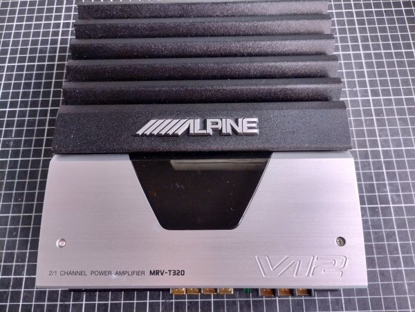 アルパイン ALPINE MRV-T320 アンプ カーオーディオ メンテナンス済み_画像1