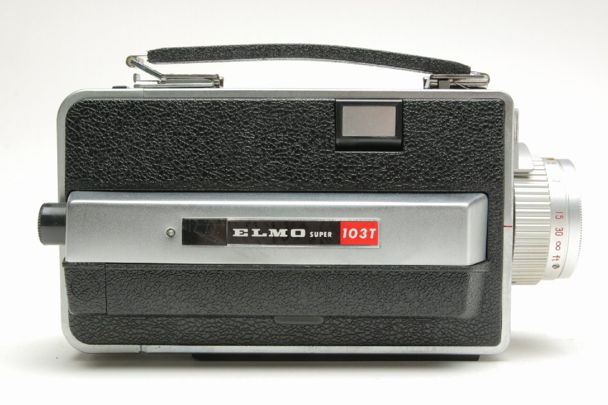 ※【動作確認済・美品】 ELMO エルモ SUPER 103T 8ミリビデオカメラ 箱、レンズキャップ付 c0207の画像9