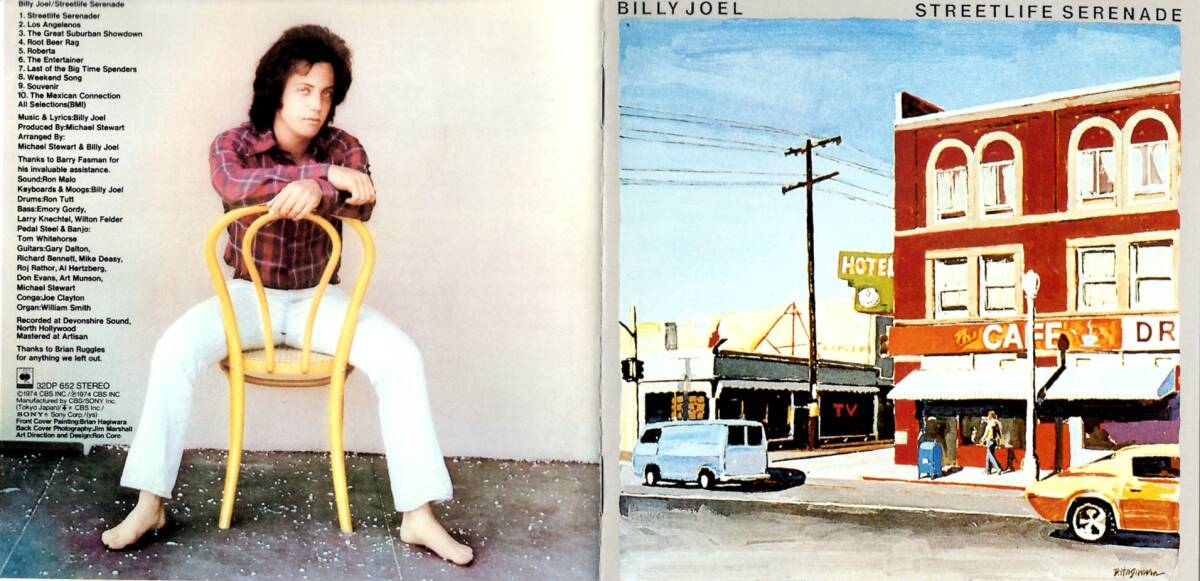 BILLY JOEL＜ビリー・ジョエル＞「ストリートライフ・セレナーデ（Streetlife Serenade）」CD＜エンターテイナー、他収録の3rd ALBUM＞_画像3