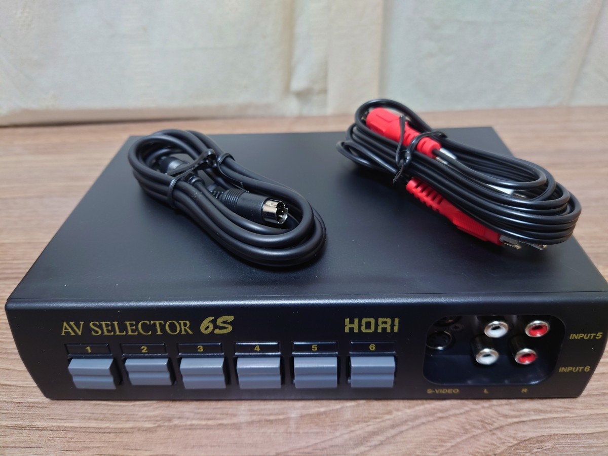 1000円〜【希少絶版品】HORI AV SELECTOR 6S（6台のゲーム機やAV機器を接続可能）未使用品注：必ず商品説明をお読み下さい！_画像3