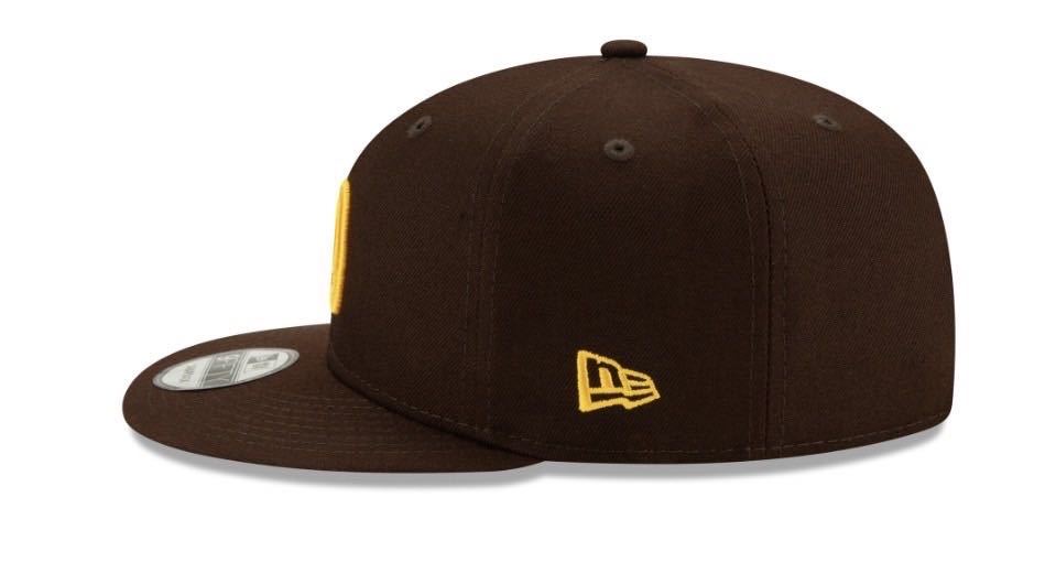 ☆正規品新品☆NEWERA 9FIFTY CAP ニューエラ キャップ 950 950シリーズ フラットバイザー MLBチーム パドレス ブラウン ユニセックス_画像3