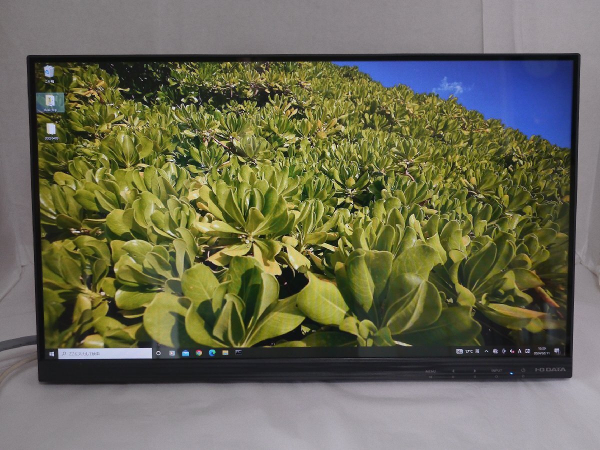 送料込み 使用時間1743 タッチパネル 10点マルチタッチ I・O LCD-MF224FDB-T 21.5 液晶モニタ HDMI/DVI/RGB Win11/10/8.1/8/7_画像1