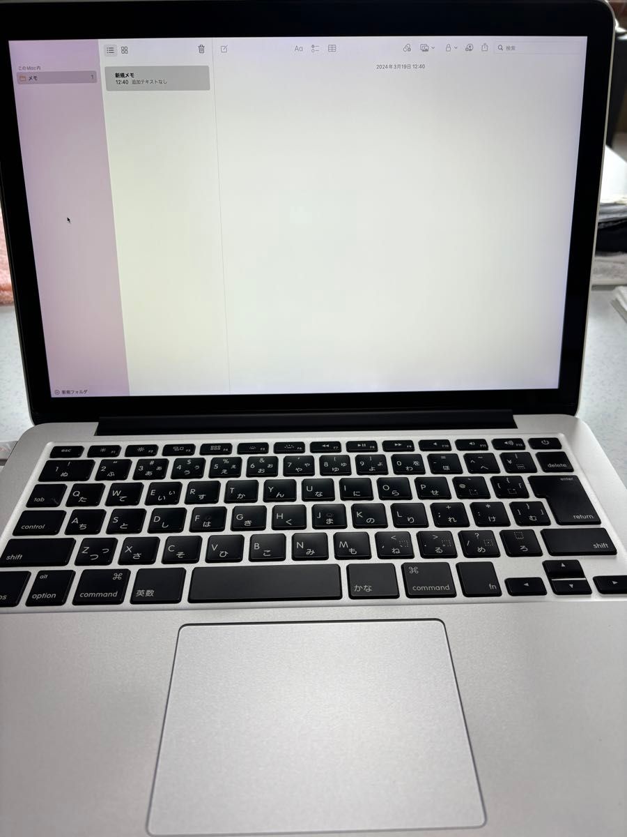 美品、新品BT MacBook pro13inch  2015年CTOモデル