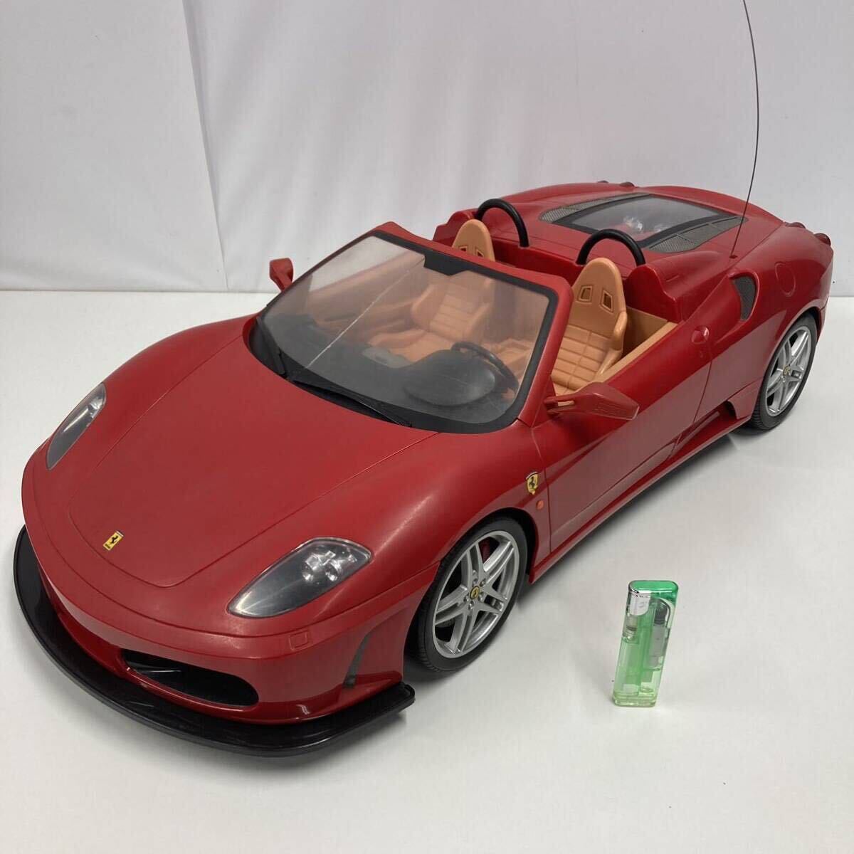 MJX R/C Technic Ferrari Ferrari F430 SPIDER радиоконтроллер общая длина примерно 65cm работоспособность не проверялась текущее состояние товар 