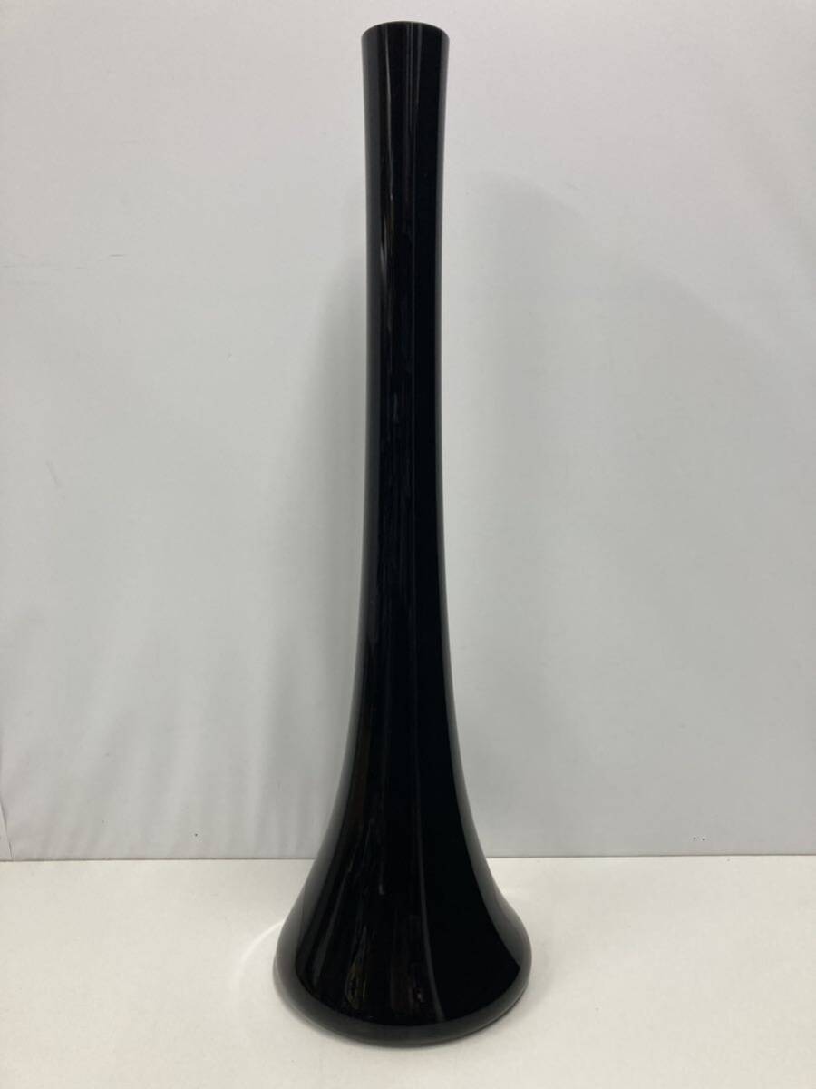 clay ガラス製 首長花瓶 花器 フラワーベース 高さ約64.8cm_画像2