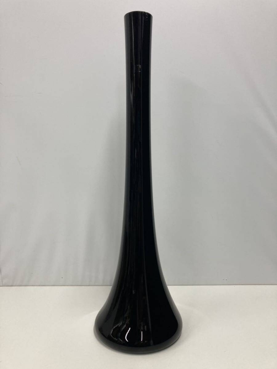 clay ガラス製 首長花瓶 花器 フラワーベース 高さ約64.8cm_画像1