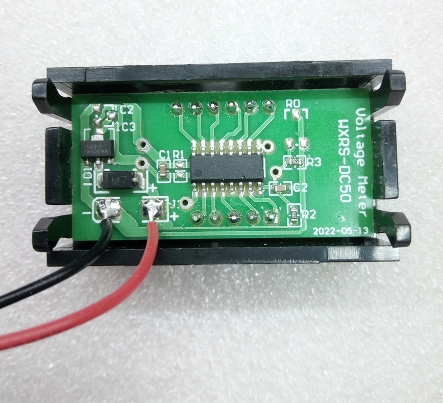 DCデジタル電圧計(緑)【送料120円～】の画像6