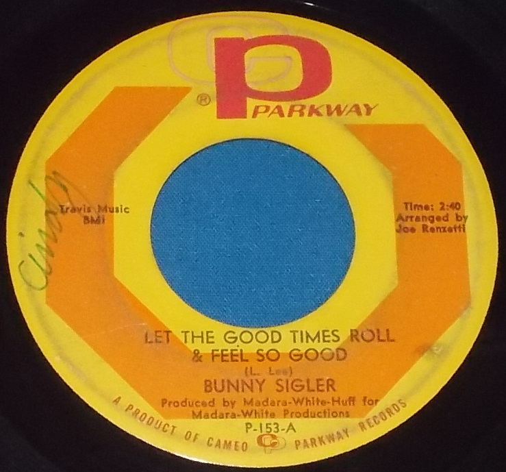☆7inch EP★US盤●BUNNY SIGLER/バニー・シグラー「Let The Good Times Roll & Feels So Good」60sR&B名曲!●_画像2