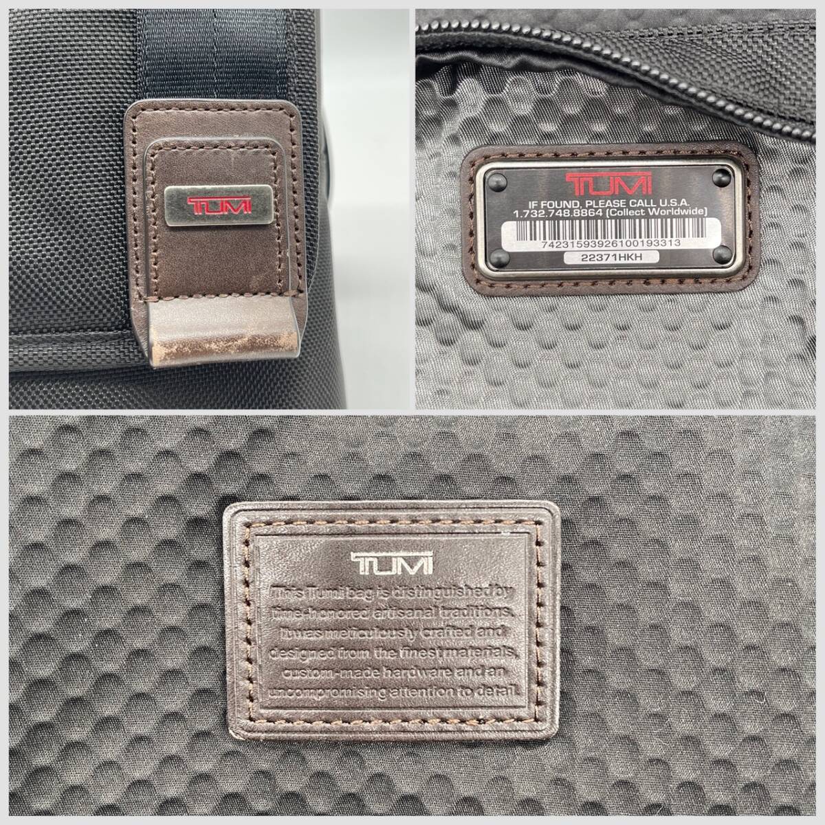 TUMI トゥミ ショルダーバッグ 22371HKH メンズ ビジネスバッグ ALPHA BRAVO Beale Mini Messenger メッセンジャー フラップ_画像10