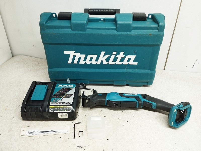 makita マキタ 充電式レシプロソー JR184D 本体 充電器セット ジャンク_画像1