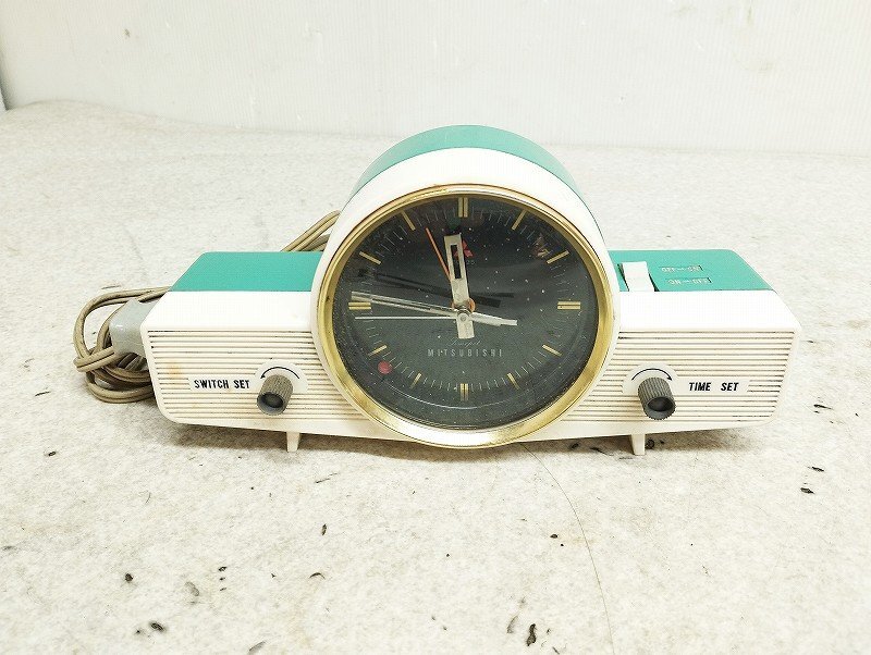 昭和レトロ 三菱電機 TG-25形タイムスイッチ 置き時計 ジャンク_画像1