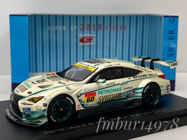 1円スタート！＜絶版・未使用＞EBBRO　エブロ　1/43　SYNTIUM LMcorsa RC F GT3 No.60　SUPER GT GT300 2018　シンティアム　LMコルサ_画像1