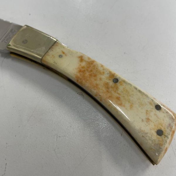 美品◆コレクション◆ BORAZON EDGE ヴィンテージナイフ ELK HORN アウトドアナイフ ブッシュクラフト mc01064554の画像5