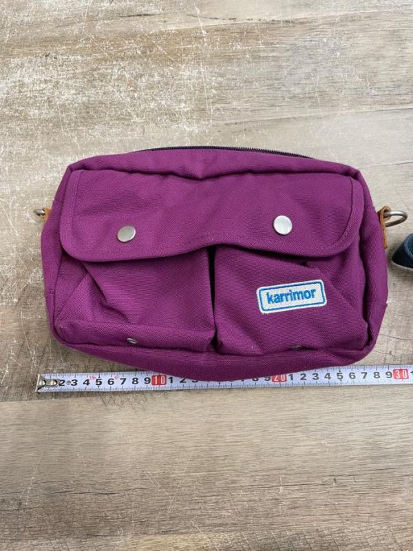  Karrimor Karrimor 2WAY shoulder bag AC HIPBAG hip bag camp outdoor leisure purple mc03019831