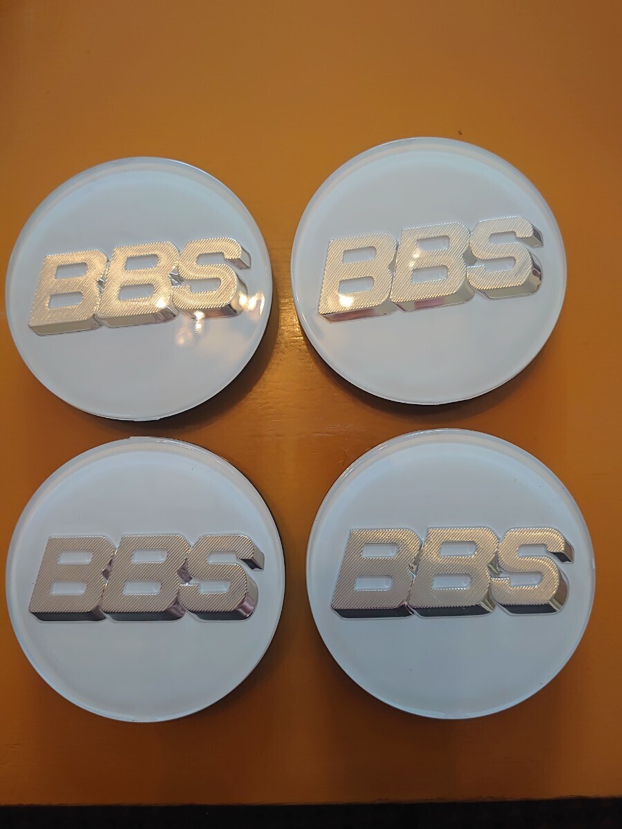 BBS bbs センターキャップ　70mm リング無し　白銀　4個セット