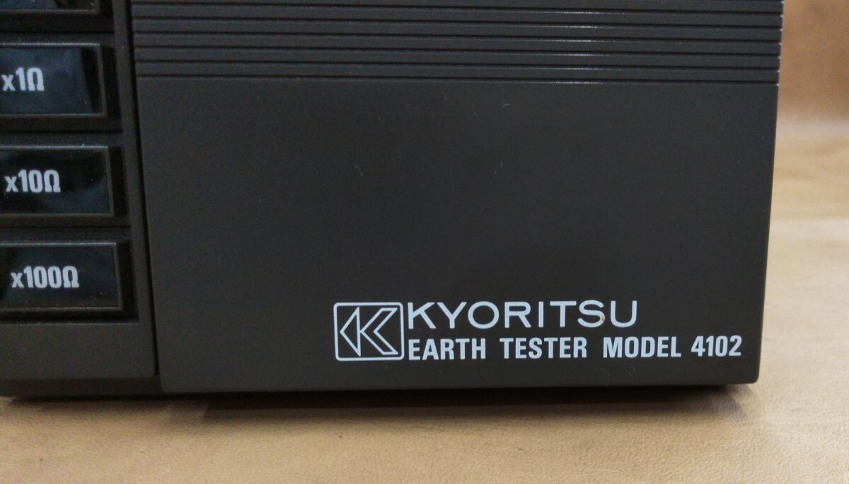 KYORITSU　共立　キューアース　電池式 自動接地抵抗計　MODEL 4102　アーステスター　 測定機器_画像10