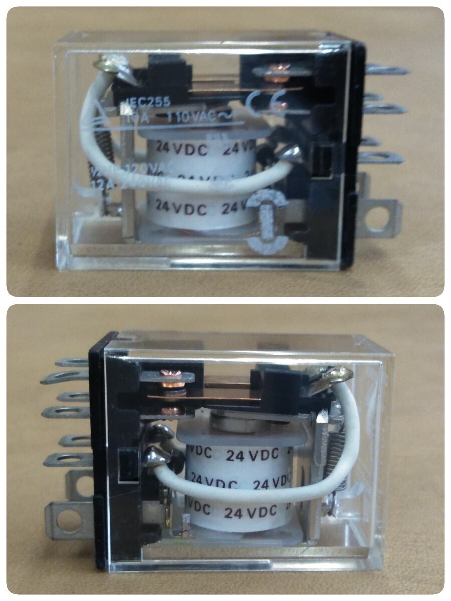 OMRON　オムロン　バイパワーリレー　LY2-D　24VDC　11個まとめて_画像3