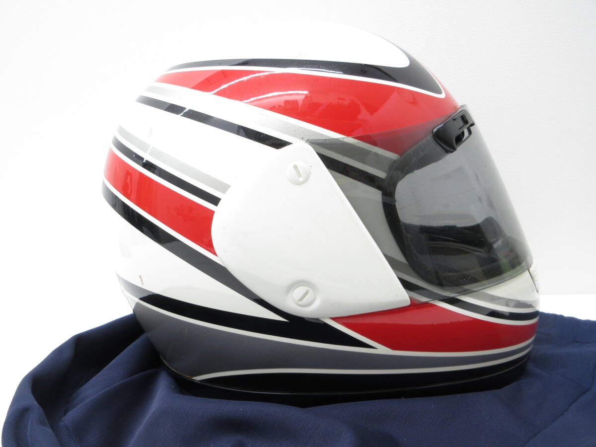 バイク用品祭 アライ ARAI ヘルメット AstroV4 MEDIUM Mサイズ 57-58cm 二輪車 バイク ツーリング 赤 中古の画像2