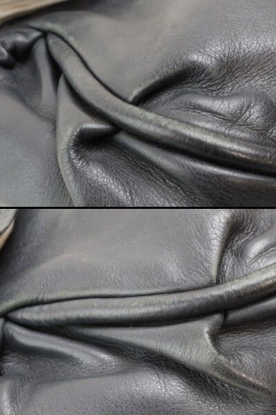 2403-106 Repetto shoulder bag pochette Repetto leather made black 
