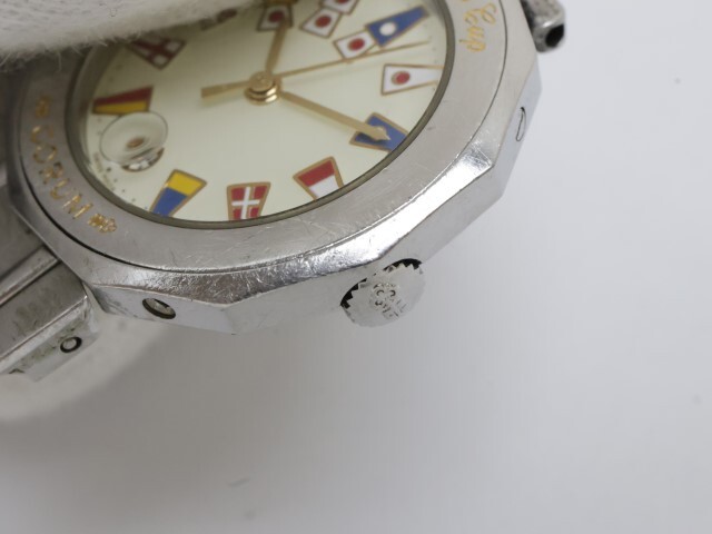 2403-619 コルム クオーツ腕時計 アドミラルズカップ 本体のみ 日付の画像2