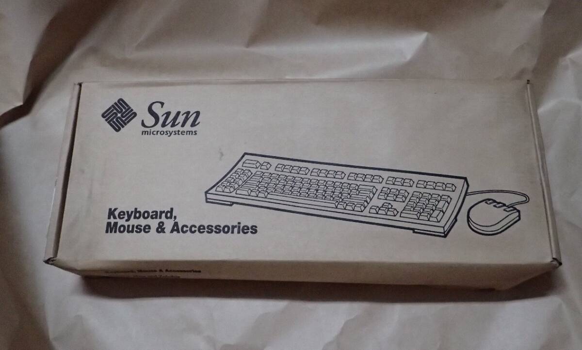  unused goods SUN SUN microsystems Type 5c keyboard + mouse etc. set [X3542A]