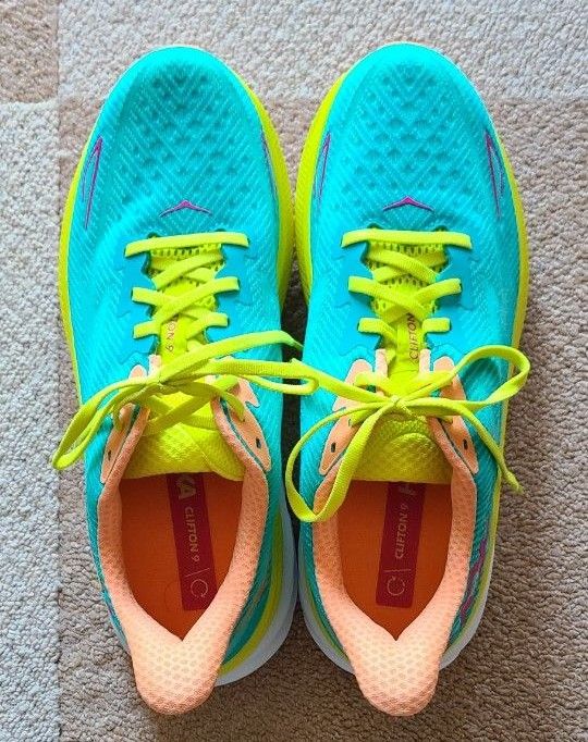 【値下げ 未使用】 HOKA ONEONE メンズ クリフトン９ 1127895 CEPR 